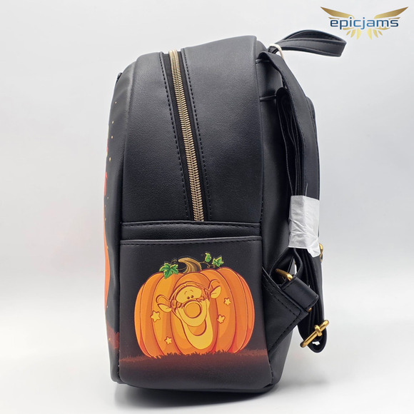 Loungefly Disney Winnie The Pooh Pumpkin Glow-In-The-Dark Mini Backpack main image 5
